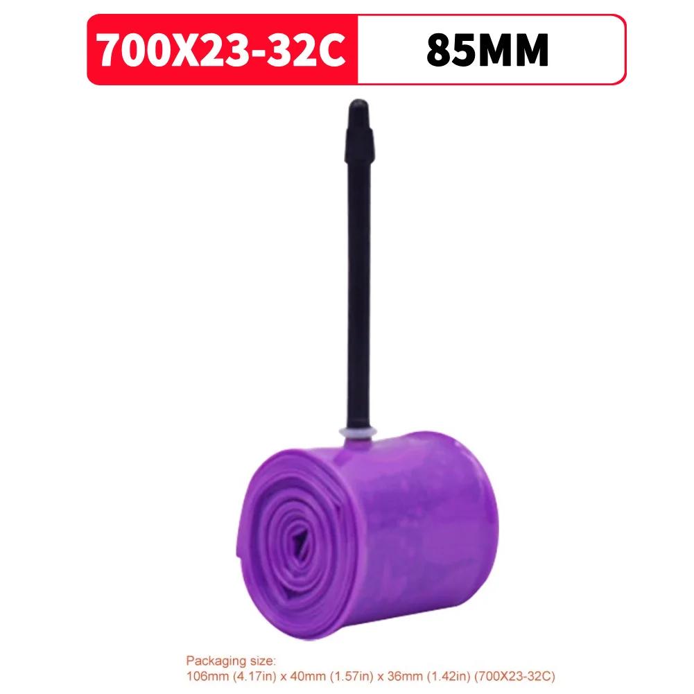 700C X 35-50C/23-32C Ultralight Bike Inner Tube 45mm/65mm/85mm Presta Valve TPU Inner Tubes Super Light Tube Bicycle Accessories