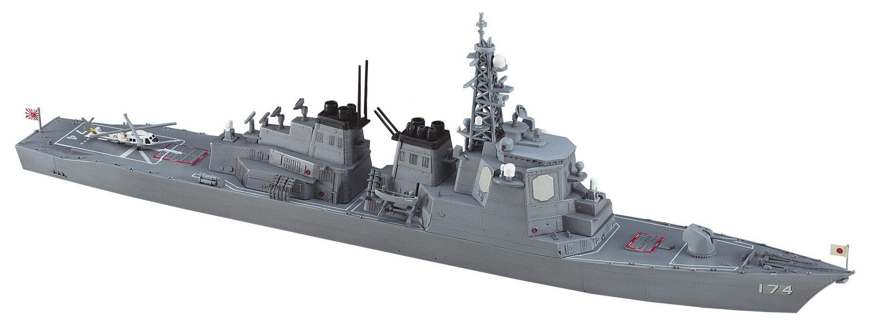 

Hasegawa 1/700 Waterline Series Japan Maritime Self-Defense Force Aegis Destroyer Kirishima Plastic Model 028
