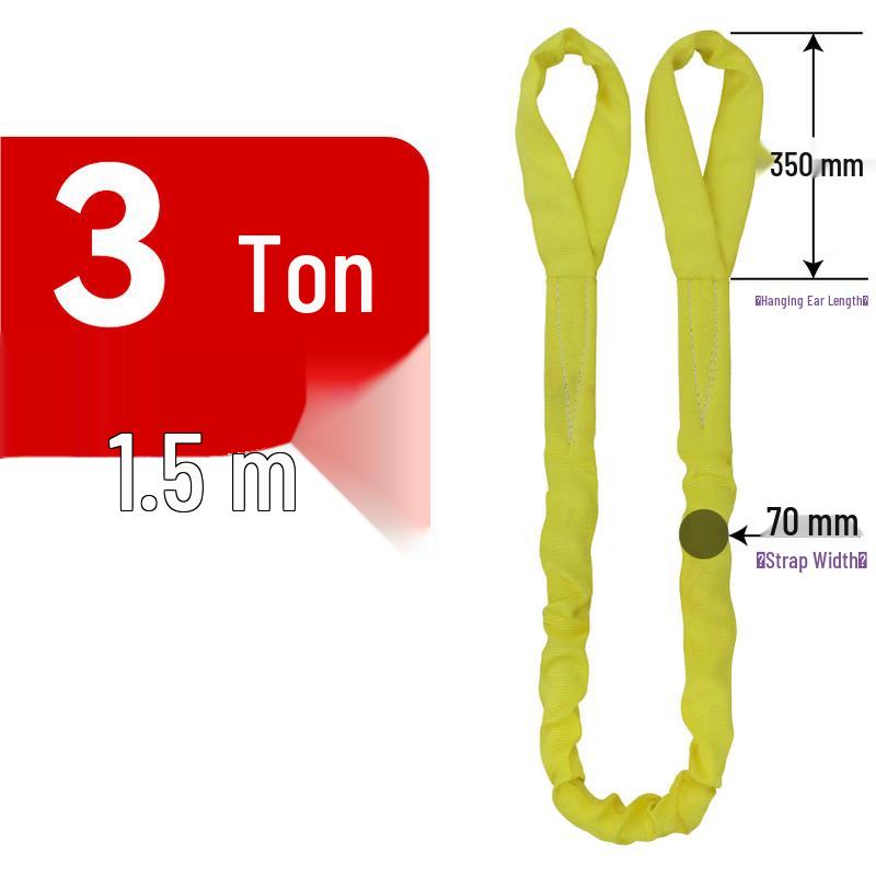 

Jun Ding Ying Heavy-Duty Flexible Ring Lifting Sling