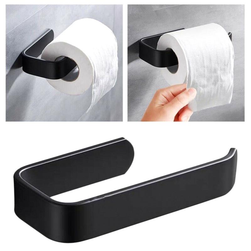 Kitchen Paper Towel Holder Wall-Mounted Self-Adhesive Roll Dispenser For Paper Film Cloth Kitchen Bathroom Hardware Accessories