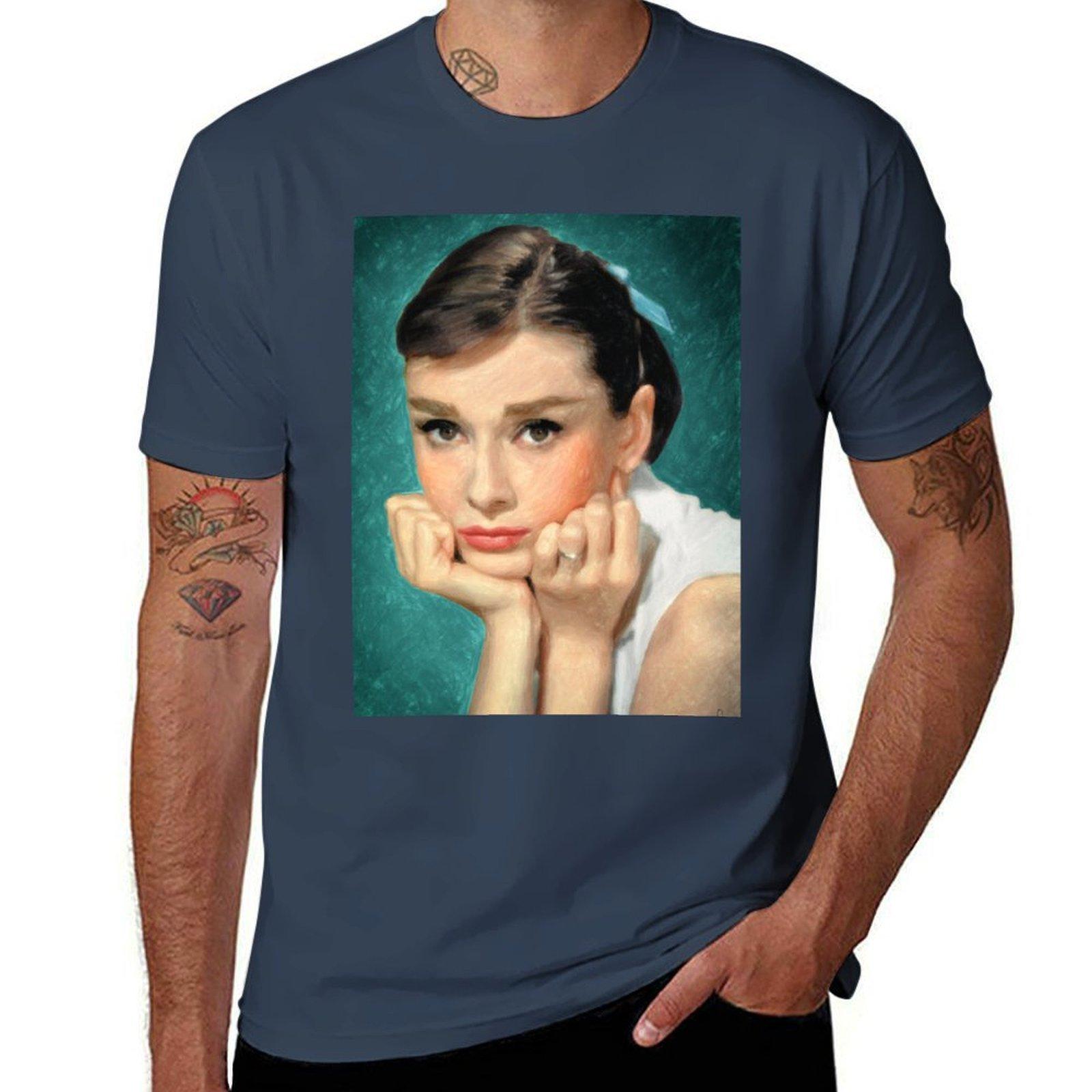 Audrey Hepburn TShirt Work Duty Casual TShirt S