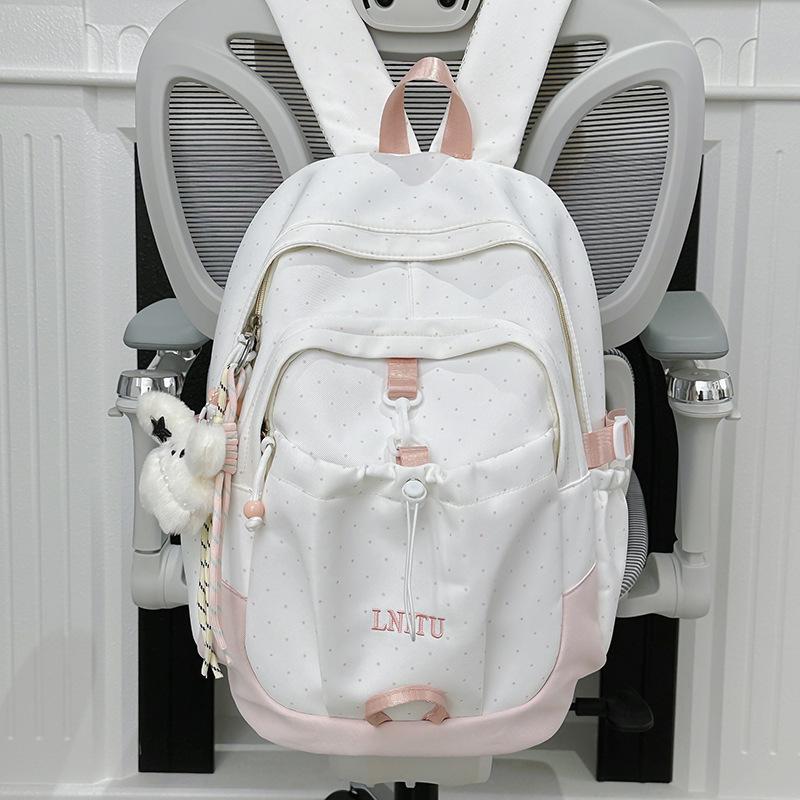 Schoolbag1011 Summer New High-value Lightweight Backpack Women's Large-capacity Junior and High School Student Schoolbag Travel Backpack