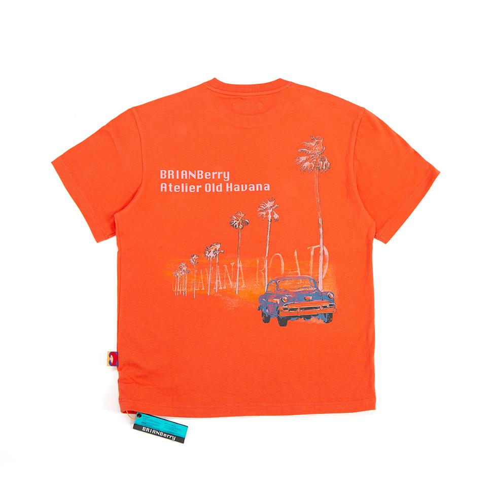 BRIAN BERRY Granma Graphic Tee_B/Orange