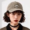 Spring And Autumn Simple Retro Alphabet Embroidered Baseball Caps Men'S And Women'S Shade Show Face Small Travel Casual Cap