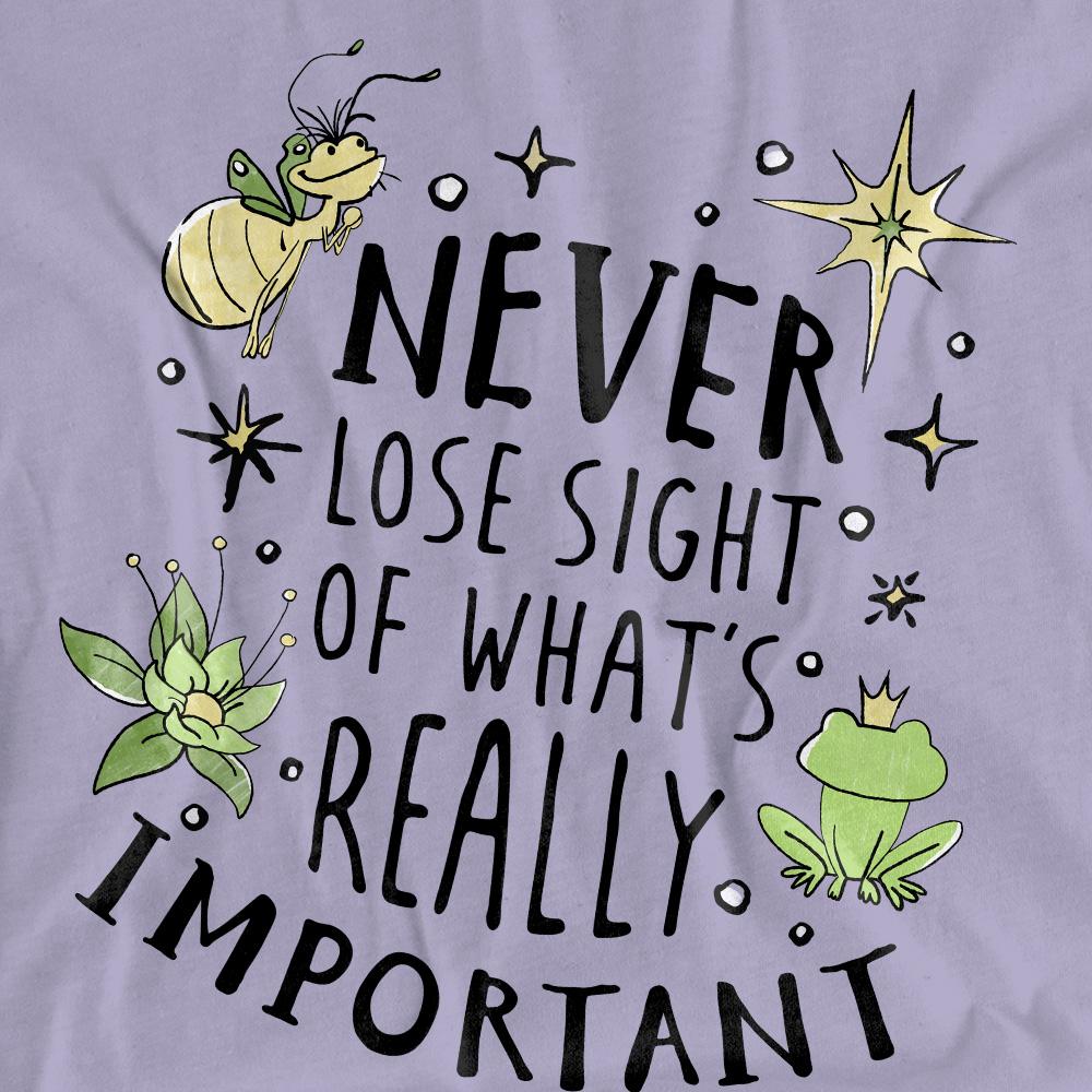 The Princess and the Frog Womens/Ladies Never Lose Sight T-Shirt