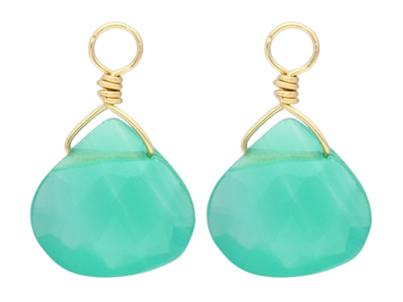 

Choose from 15 Birthstone Pair of Made in Green Onyx [Anytime With] Charms, 2, Japan,