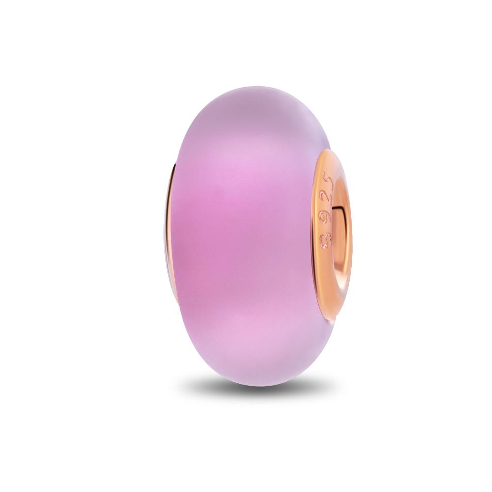 

Pendant Charm Bead Copper Elegant Glass Flower Beads Fit Original Bracelet For Jewelry Making Valentine S Day Gift