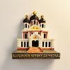 China Shanghai Oriental Pearl TV Tower 3D Stereoscopic Tourism Souvenirs Metal Decoration Home Refrigerator Magnets