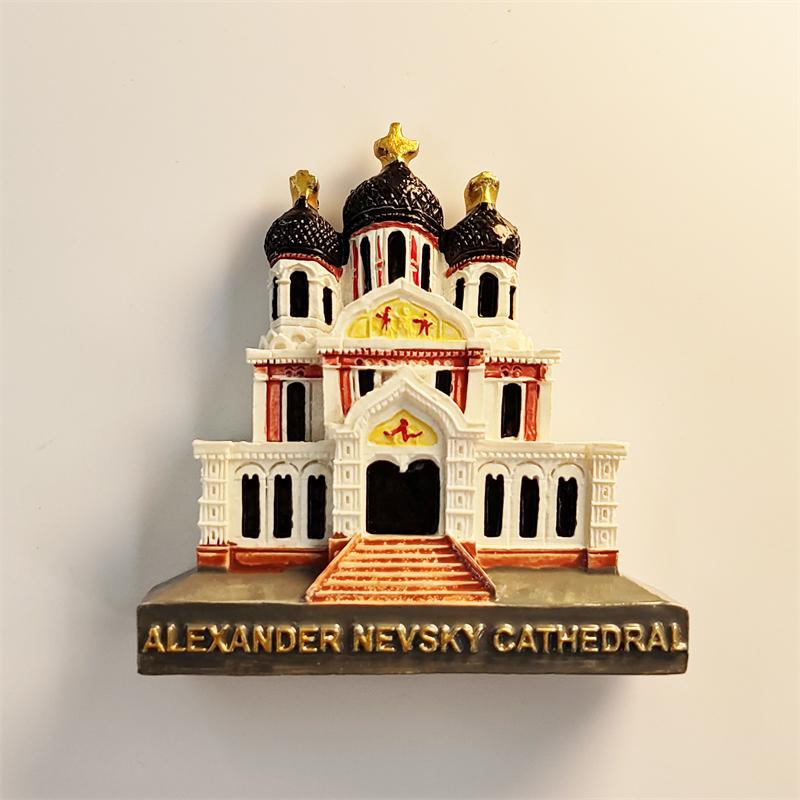 China Shanghai Oriental Pearl TV Tower 3D Stereoscopic Tourism Souvenirs Metal Decoration Home Refrigerator Magnets