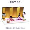 Osaka Choseido Hina Compact Mini Doll Ceramic Mai Sakura Hina Prince and Princess Decoration Set Dolls, Dolls, Festival,