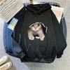 2025 autumn and winter printed hooded sweater American printed casual versatile velvet thickened trendy jacket