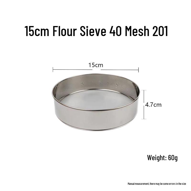 Stainless Steel Fine Mesh Flour and Sugar Sifter Tool