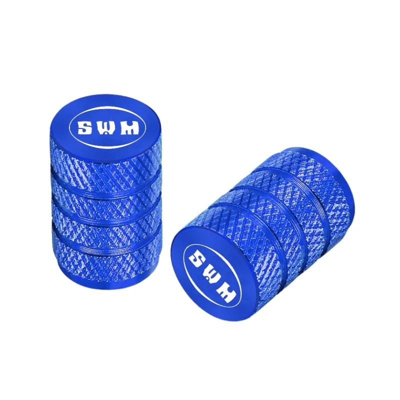 For SWM Motorcycle Wheel Tire Valve Caps Air Stem Tyre Plug Accessories For SWM