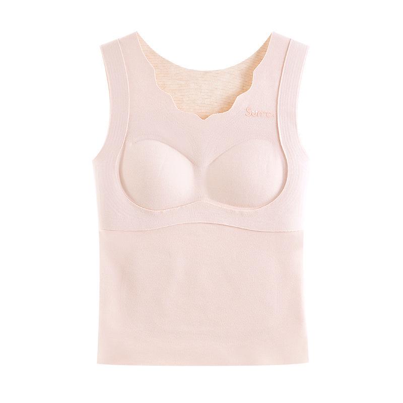 Anfiya 2025 Women's Warm Belly Protector Vest with Baby Patch, Sleeveless Cationic Underwear.