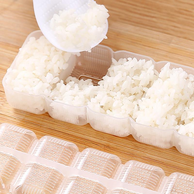 

Инструменты для приготовления пищи Пластиковый материал Гладкий и без заусенцев Прозрачный и видимый Нелегко деформируется Цельный инструмент для суши Форма для суши