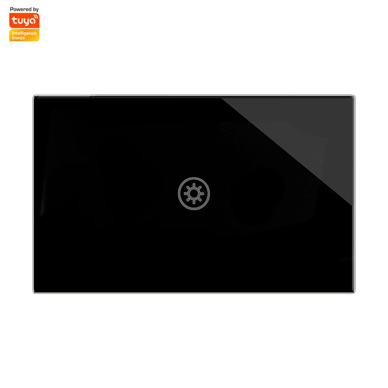 US Standard Wifi 3 Gang Switch Tuya Smart Switch Light Switch with Neutral 110V Power Smart Light Home Products (as the picture,wifi with neutral&US Standard)