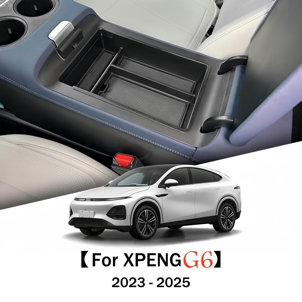For Xpeng G6 Center Console Organizer Armrest Storage Box Lower storage box Interior G6 Stowing Tidying Accessories