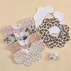 Newborn Anti-Spit Soft Petal Bib - Rotating Design