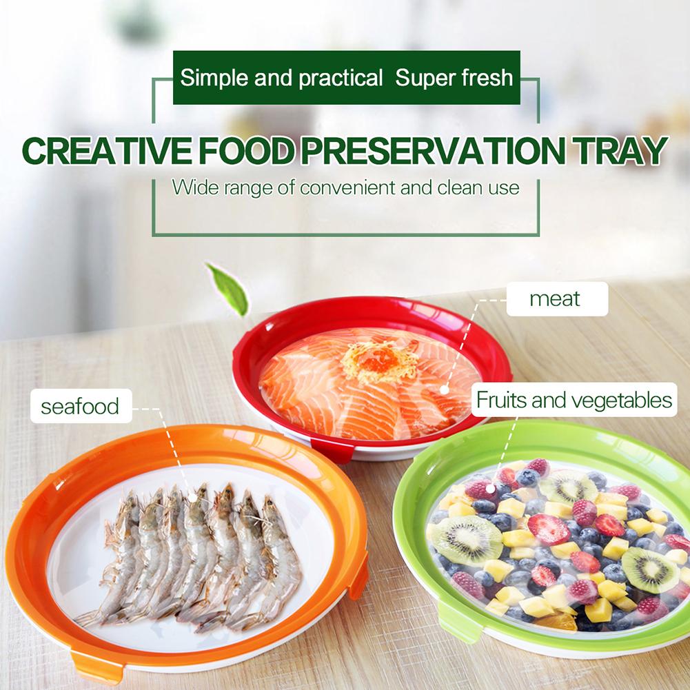 Kitchen Creative Refrigerator Food Preservation Tray Fresh Food Storage Kitchen Creative Refrigerator Food Preservation Tray Fresh Food Storage