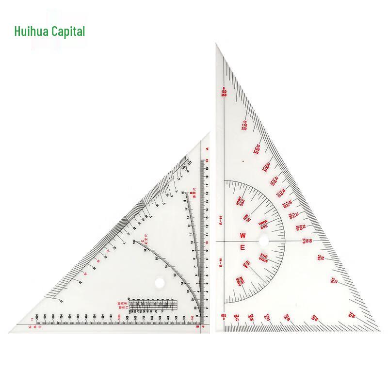 Huihuadu Navigation Chart Plotting Rulers
