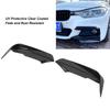 2pcs Front Bumper Vent Canard Splitter Left Right ABS Wind Knife Replacement for 3 Series F30 F31 F3 320i 328i M Sport