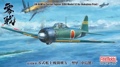 Fine Molds Skala 1/48 Japansk Keiserlig Marine Zero A6M52 Type 52A (Laget av Nakajima) Plastmodell FZ04 (Fly)