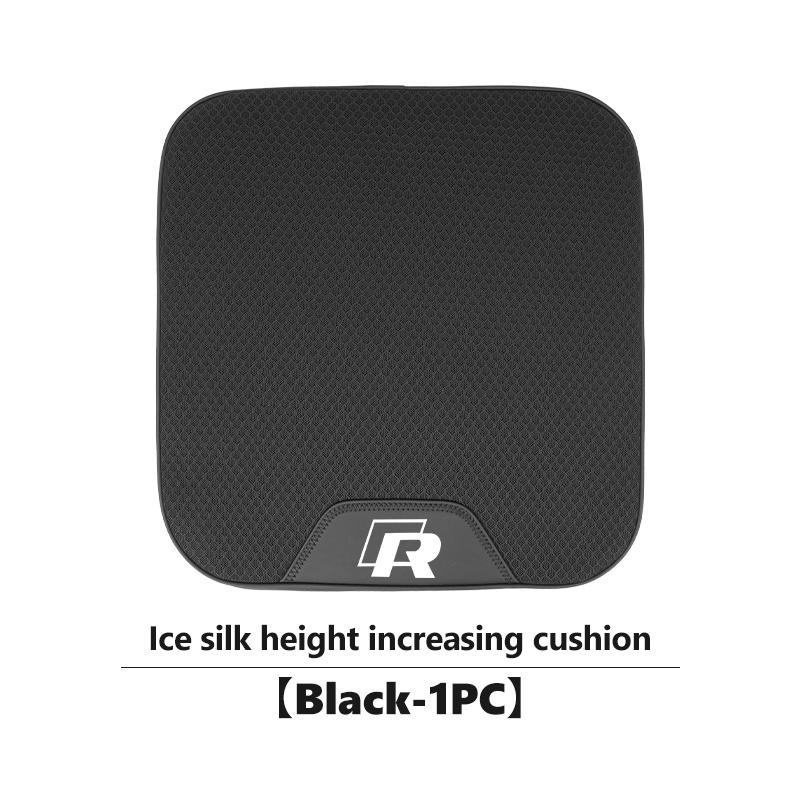 Car Sticker Hub Caps Universal Car Height Boost Seat Pad Ice Silk Breathable Memory Foam For Volkswagen VW Polo Jetta Sagitar Ma