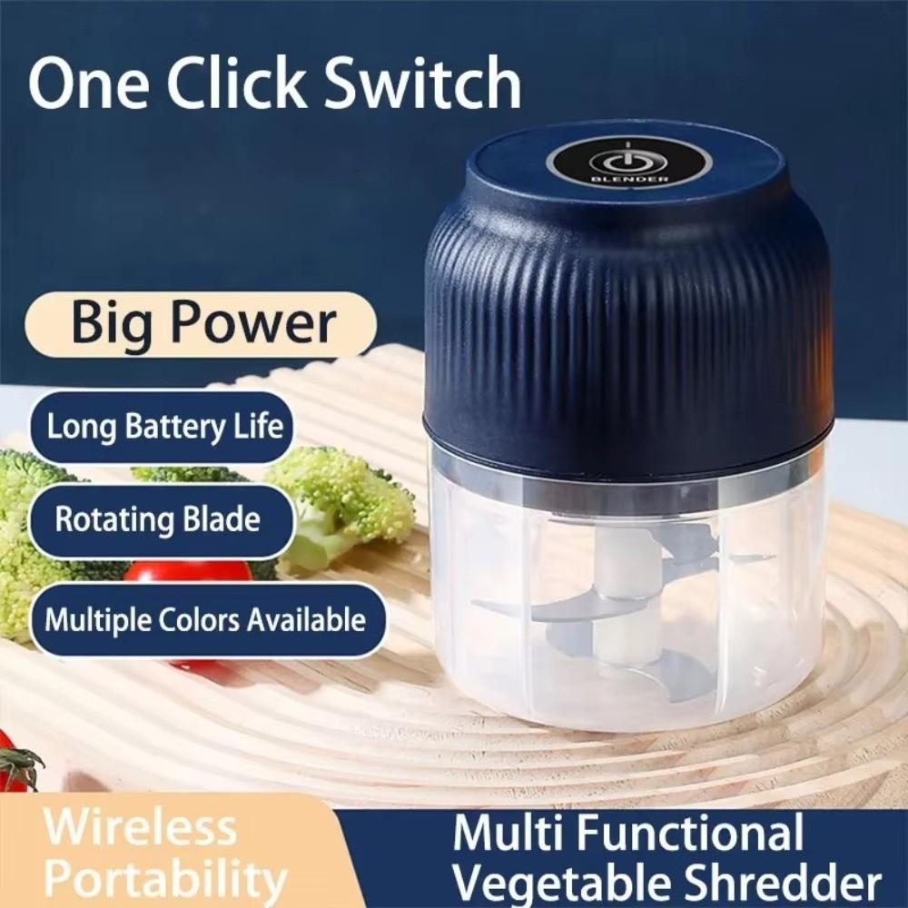 Mini Garlic Crusher Wireless Food Chopper Portable Garlic Masher Baby Food Preparation