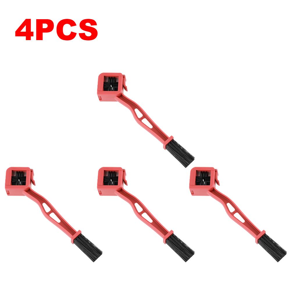 1-5PCS Motorcycle Chain Brush Double Head Road Bike Brush Cleaner Outdoor Scrubber Road Care Tools Motorcycle Maintenance Tool