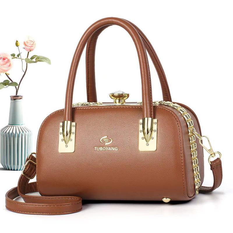 Exquisite square handbag New trendy temperament shoulder bag Casual versatile messenger bag