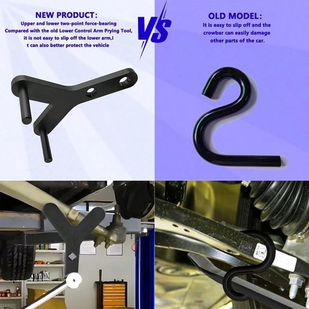 Automotive New Lower Control Arm Prying Tool, Suspension Specialty Bushing Tool, Lower Ball Joint Pry, Control Arm Tools