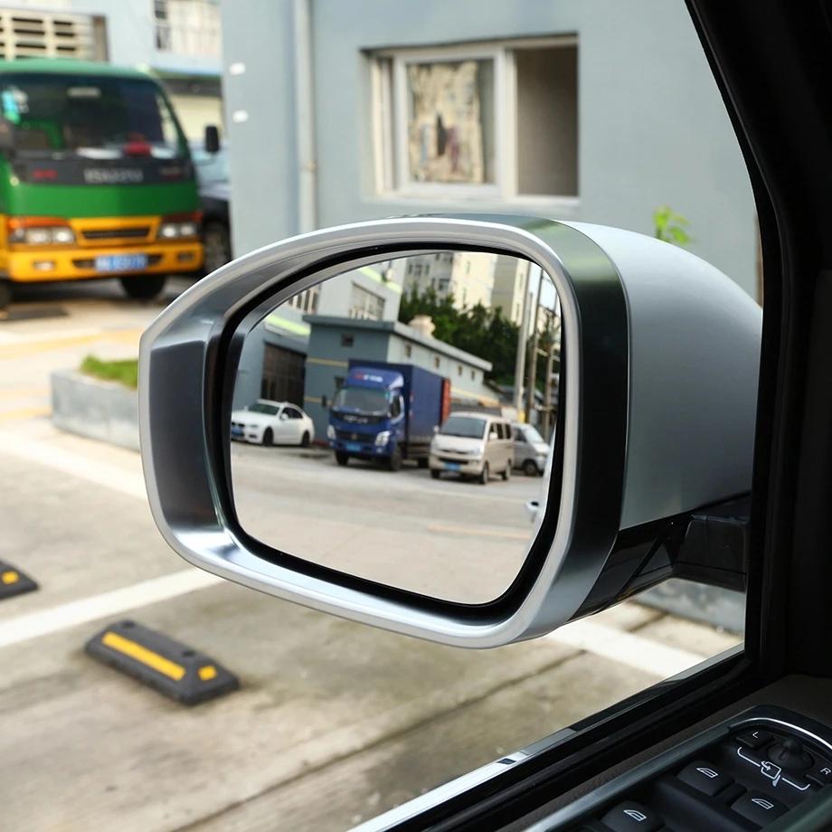 ABS Carbon Fibre Car Side Rearview Mirror Frame Cover Trim For Land Rover Discovery 4 LR4 2010-2016 LHD Exterior Accessories