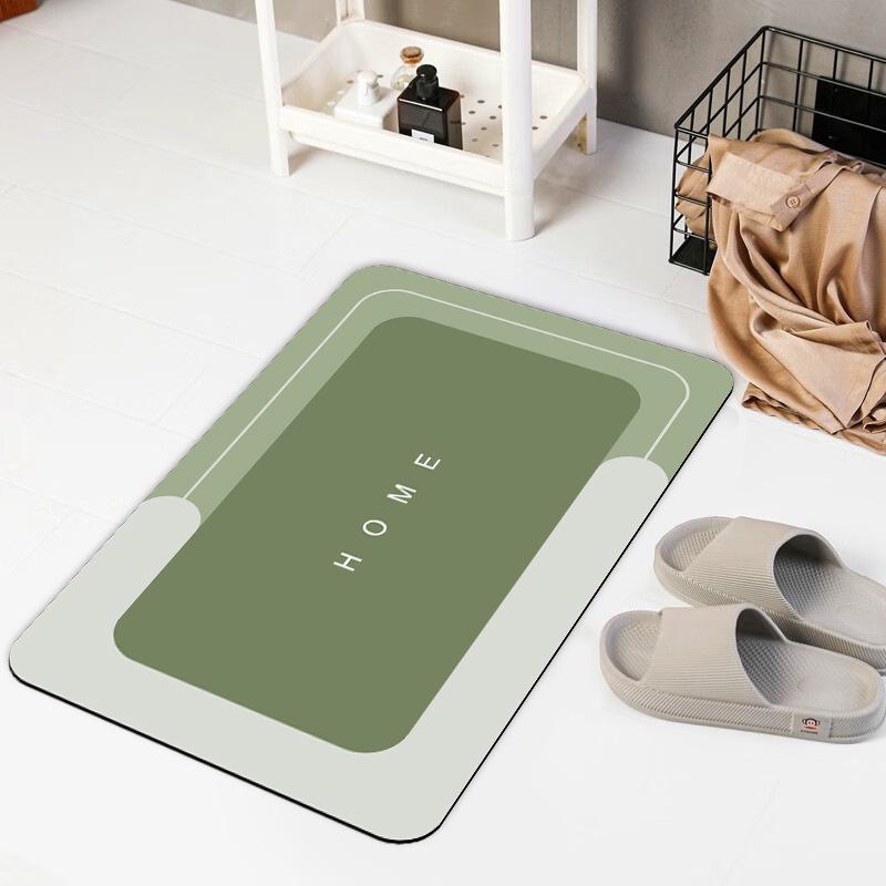 Diatom Mud Quick-Dry Anti-Slip Bathroom Floor Mat