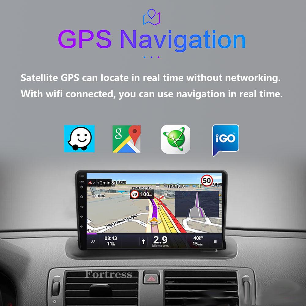 For VOLVO C30 S40 C70 2006 - 2012 Car Radio Multimedia Navigation Stereo 2.5D Touch Screen Head Unit Carplay DVD DSP GPS