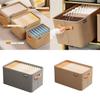 Modern Minimalist Fabric Storage Bin With Foldable Design For Clothing And Toy Organization