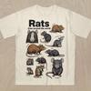 Crazy Rats Vintage 90er T-Shirt, Retro Mittelalter Ratte T-Shirt, Verfluchte Katze, Lustiges Meme Shirt, Ironisches Shirt, y2k shirt, peinlich, Internet Tee