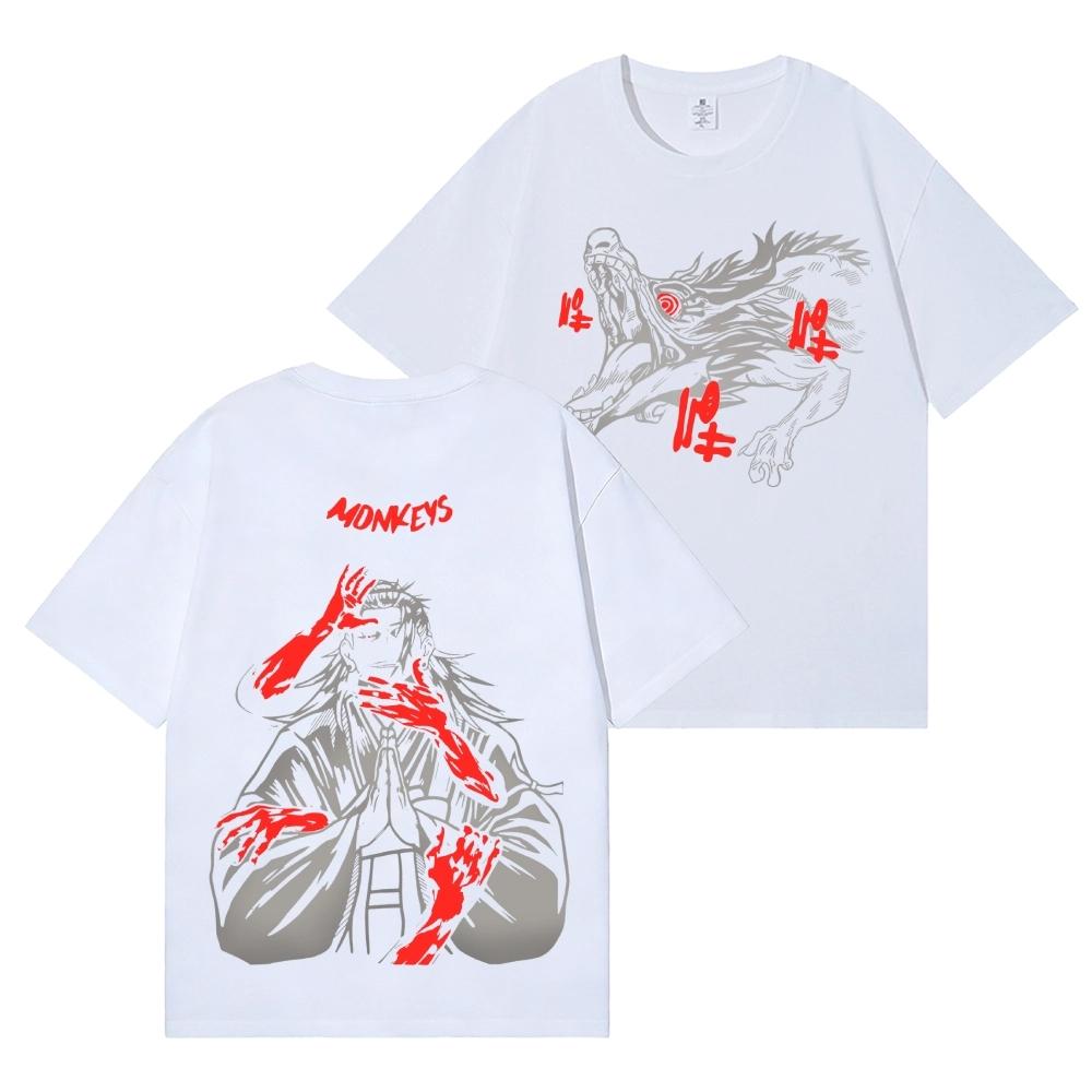 

2026 New SUGURU GETO JUJUTSU KAISEN Back Art Cotton Tee Highquality Streetwear Tshirts Suitable for Both Unisex and Women Summer S