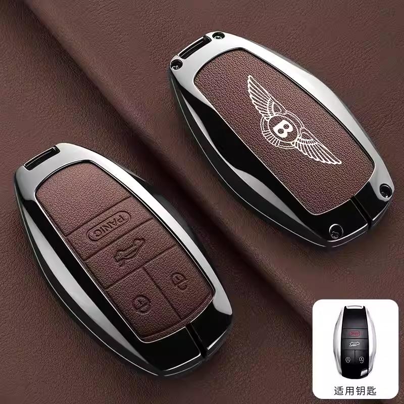 Pro Nový Bentley Flying Spur Continental GT Bentayga Mulsanne Auto LOGO Kryt Klíče od Auta Kryt Chytrého Dálkového ovladače Taška na Klíče Klip na Skořápku