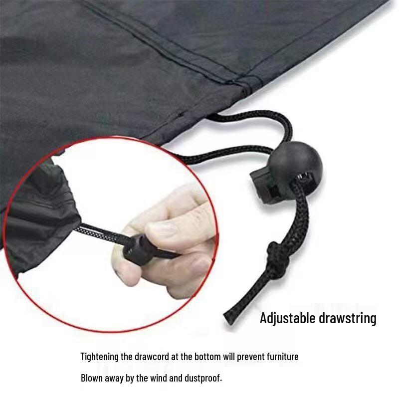 Waterproof Eggshell Hanging Chair Dust Cover - Zipper Style, Outdoor 210 Oxford Cloth