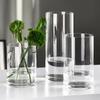 Transparent Glass Flower Vase & Hydroponic Container - Floor Ornament