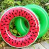 Inflatable Swimming Rings Watermelon Pattern Swim Tube Floatie Beach Swimming Party Toy for Pool, Bath Toy, Party
