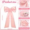 110CM Satin Big Bow for Backdrop Coquette Birthday Party Wedding Engagement Bachelorette Baby Shower Christmas Tree Topper Decor
