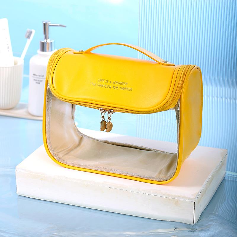 Trendy Hook Travel Wash Bag Fashion Cosmetic Storage Bag Candy Color Makeup Bag