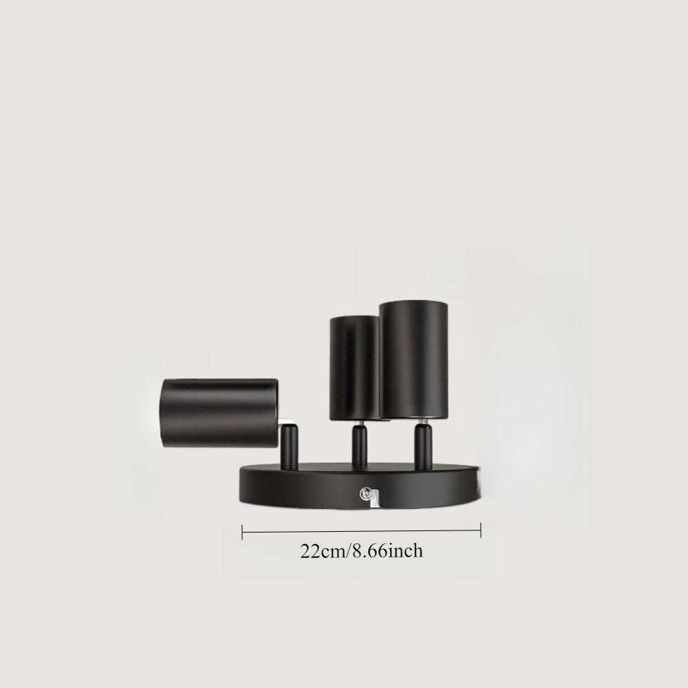 Three-head Rotatable Ceiling Spotlight Led Anti-glare Ceiling Surface Spotlight Corridor Bedroom Living Room Surface Downlight