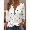 BITCED Women's Fashion Casual Long Sleeve V-Neck Blouses & Shirts