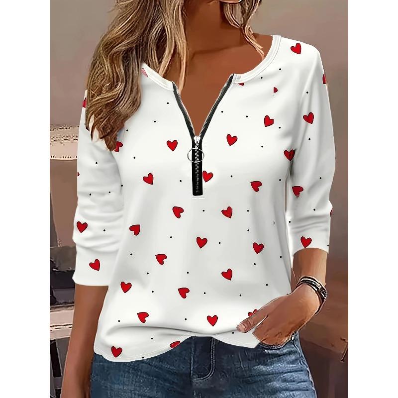BITCED Women's Fashion Casual Long Sleeve V-Neck Blouses & Shirts