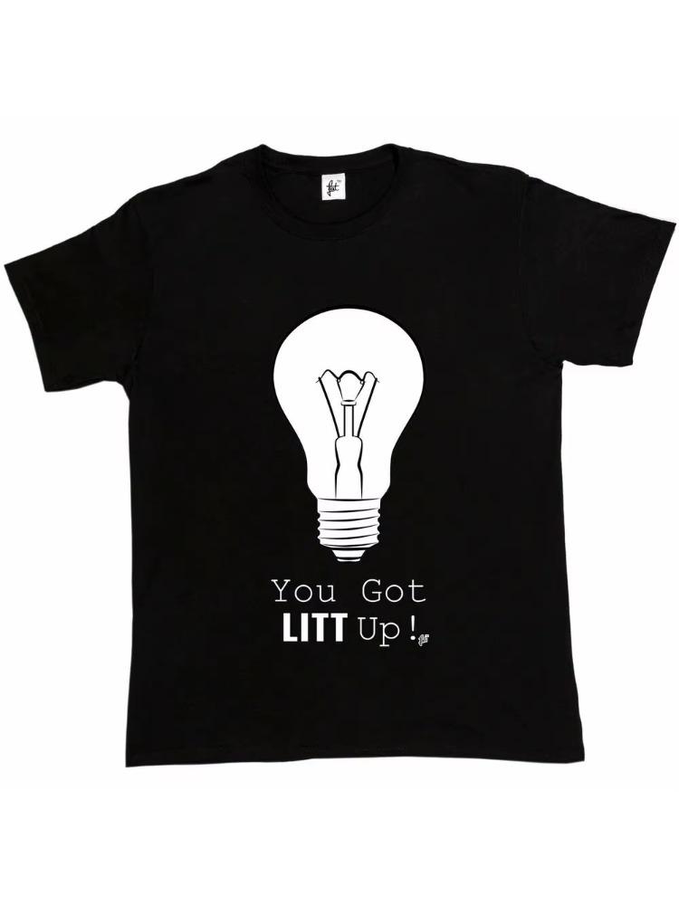 

Вас зажгли! Смешная комедийная пародия на лампочку Мужская футболка Унисекс Женская Летняя Хлопковая Роскошный Бренд Ретро Оверсайз Графическая Y2K XXXXXL чёрный