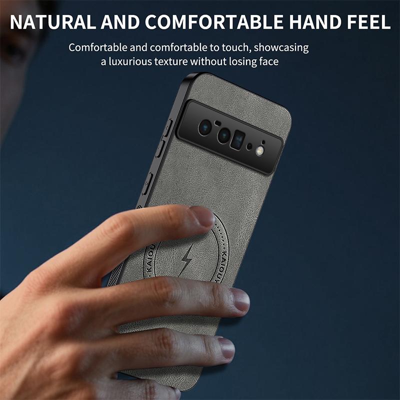 Pixel 6 For Magsafe Fashion Leather Shockproof Phone Cases For Google Pixel 6 Pro Magnetic Wireless Charging Cover Pixel 6A Case