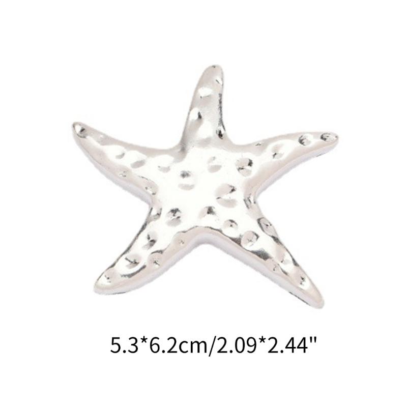 Five-pointed Star Pendants DIY Necklace Bracelet Earrings Setting Pendant for Jewelry Making Findings Vanlentines Gift