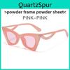 Cat Eye Sunglasses Fashion Uv400 Protection For Summer Travel And Parties